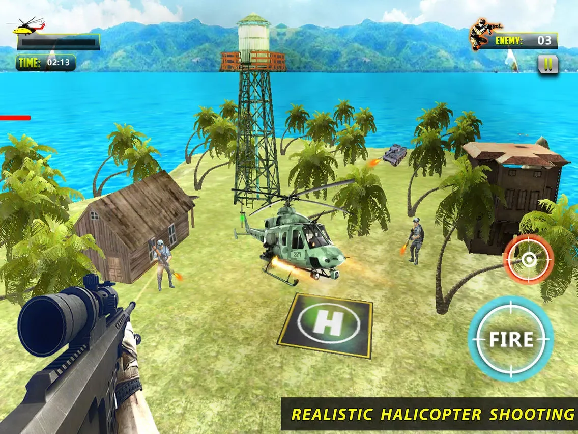 Helicopter Shooter : Warship Battle Attact 3D iPad  স্ক্রিনশট