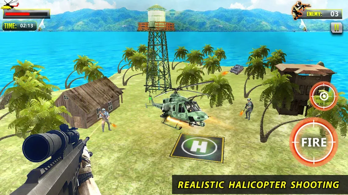 Helicopter Shooter : Warship Battle Attact 3D স্ক্রিনশট