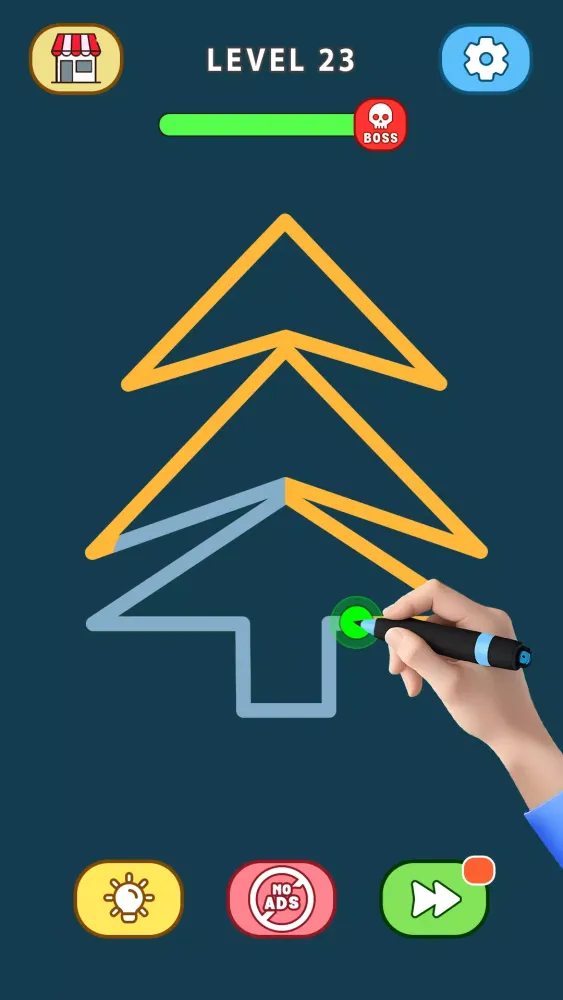 Capturas de tela do Draw Line Puzzle Game