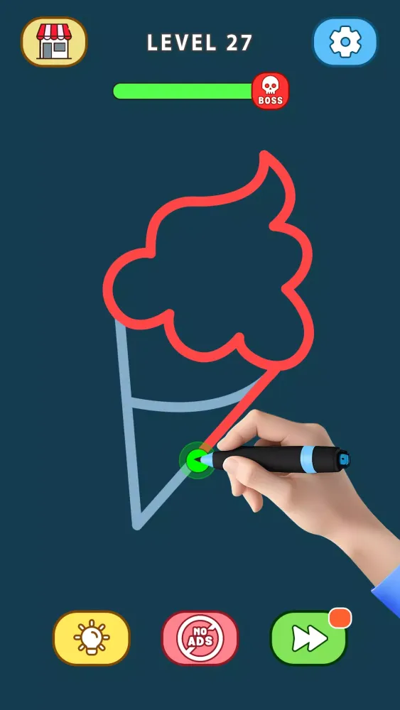 Capturas de tela do Draw Line Puzzle Game