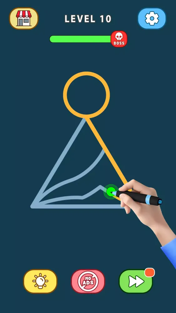 Capturas de tela do Draw Line Puzzle Game