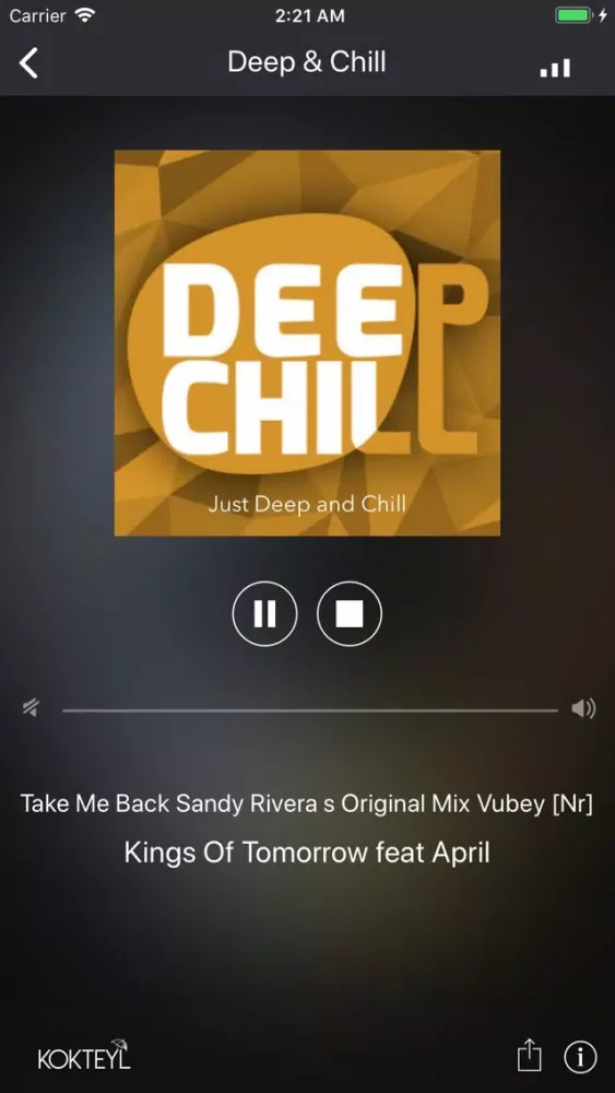 Capturas de pantalla de Kokteyl - AdFree Radio