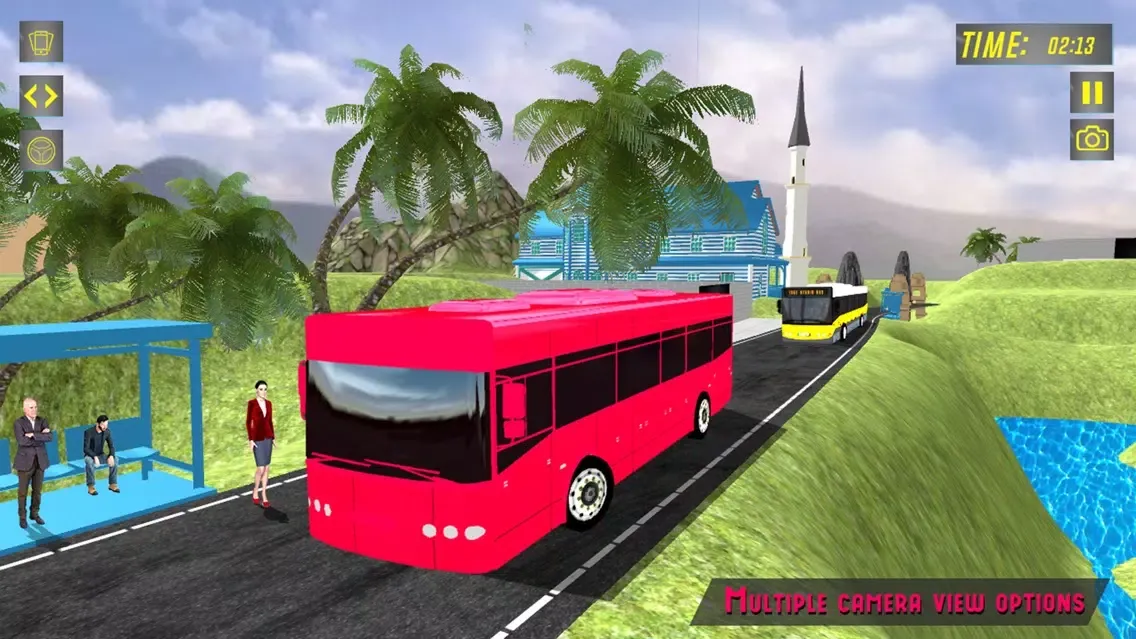 Elevated Bus Parking : Hill Station Bus Drive Game应用截图
