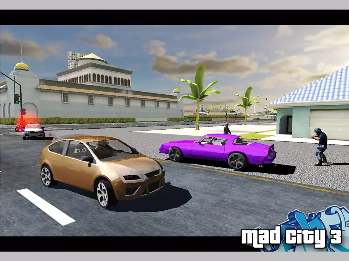 Capturas de tela do Mad City Crime 3 New stories iPad 