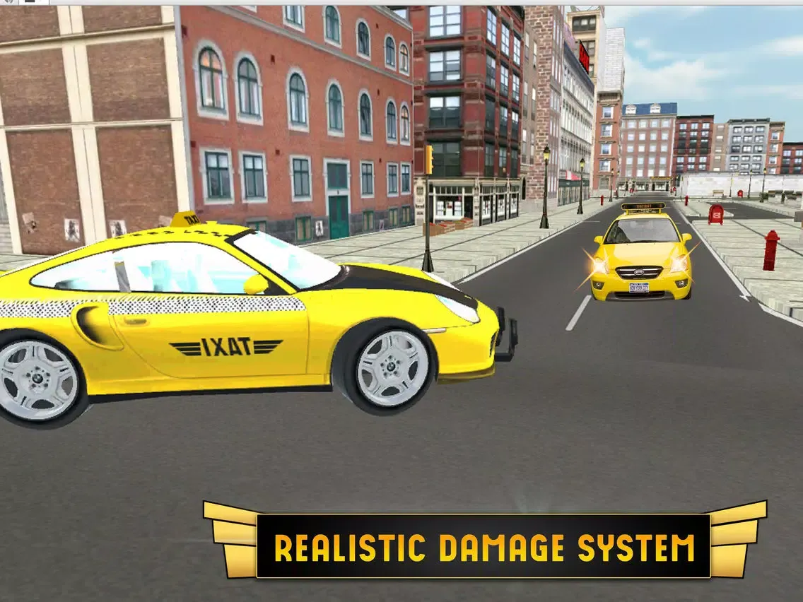 Taxi Driver Car Simulator : Speed Test Car Parking iPad 應用截圖