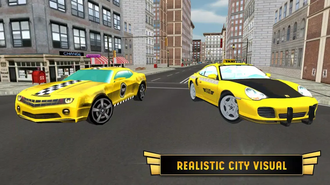 Taxi Driver Car Simulator : Speed Test Car Parking應用截圖