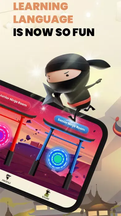 Captures d'écran de AGA Ninja: Learn new languages