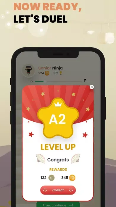 Captures d'écran de AGA Ninja: Learn new languages
