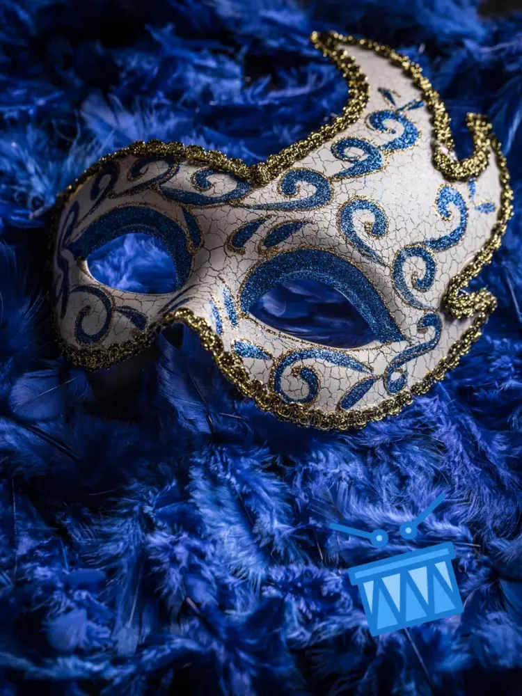 Capturas de tela do Blue Carnival Stickers iPad 