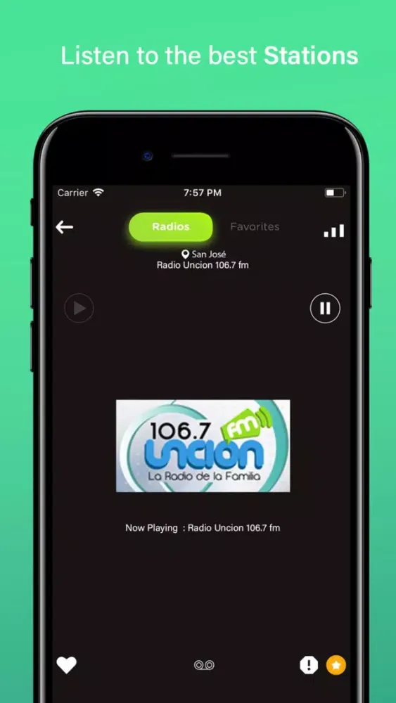 Capturas de pantalla de Radio Costa Rica FM AM