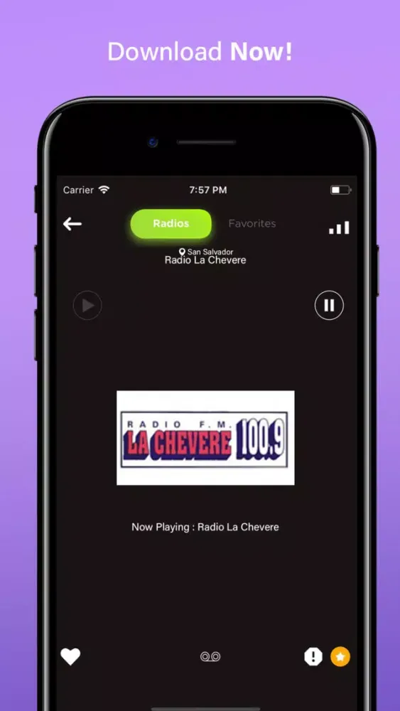 Capturas de pantalla de Radio El Salvador FM