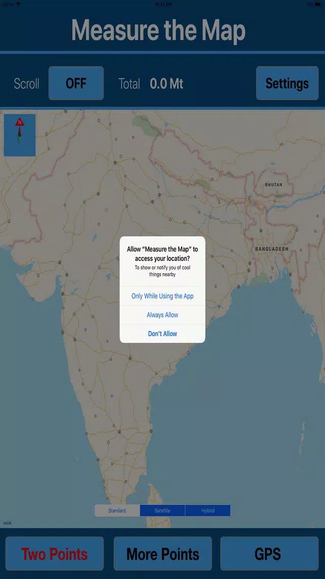 Measure Distance & Area on Map স্ক্রিনশট