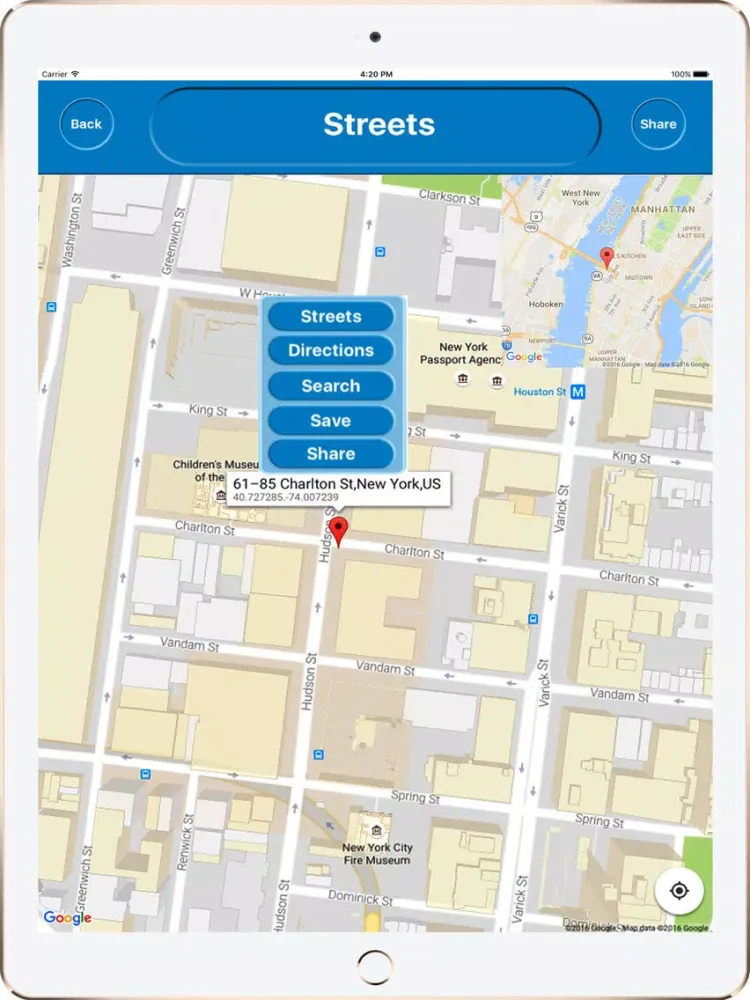 تصاویر Streets View - Global Street Live iPad 