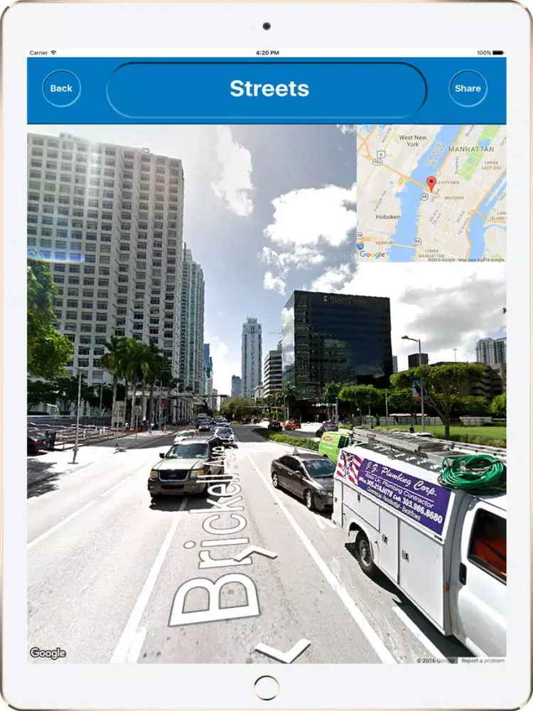 تصاویر Streets View - Global Street Live iPad 