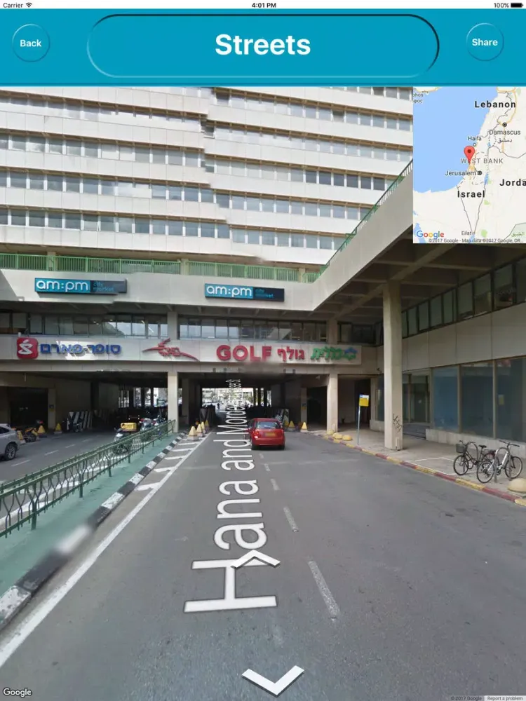 Tel Aviv Israel Offline City Maps Navigation iPad 应用截图