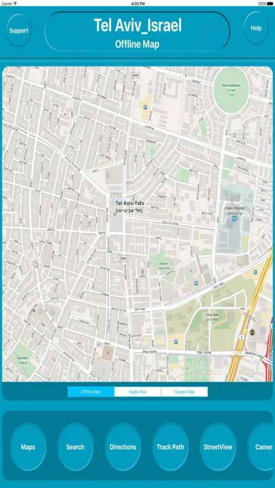 Tel Aviv Israel Offline City Maps Navigation应用截图