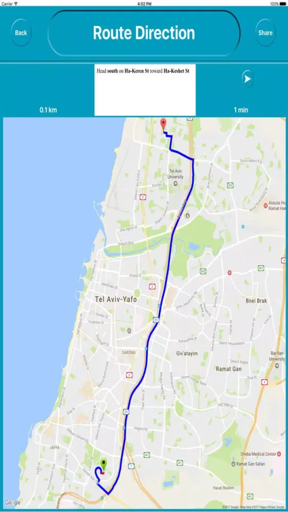 Tel Aviv Israel Offline City Maps Navigation应用截图