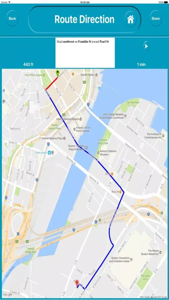 Boston MA USA Offline Map Navigation GUIDE Screenshots