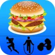 Calorie counter & Diet tracker with calories gain and burn list