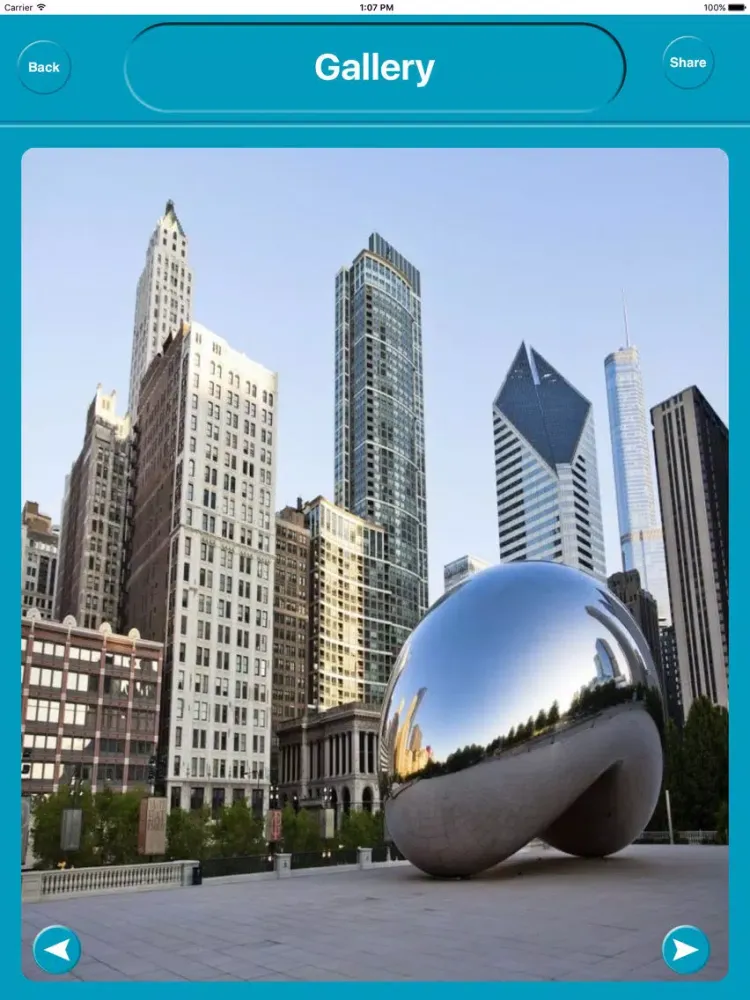 Capturas de tela do Chicago IL USA City Offline Map Navigation iPad 
