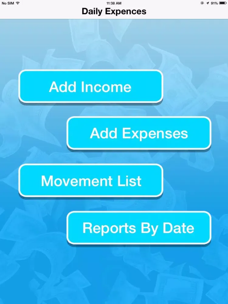 Скриншоты Daily Expenses Manager iPad 