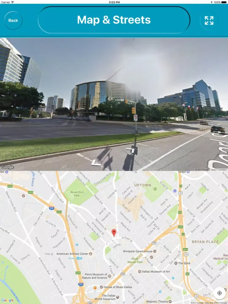 Capturas de tela do Dallas TX USA Offline City Maps Navigation iPad 