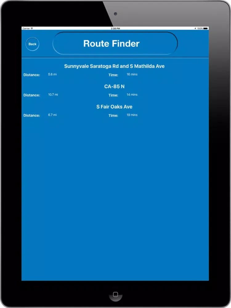 Tangkapan skrin Routes - Turn by Turn Driving Directions iPad 