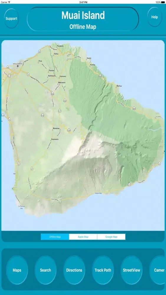 Muai Island Offline City Maps Navigation EGATE应用截图