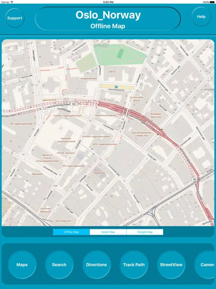 Скриншоты Oslo Norway Offline City Maps with Navigation iPad 