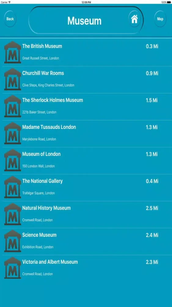 London UK City Offline Map Navigation EGATE Screenshots