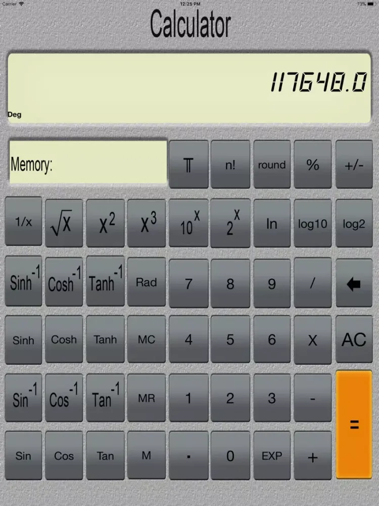 Easy Scientific Calc iPad  स्क्रीनशॉट