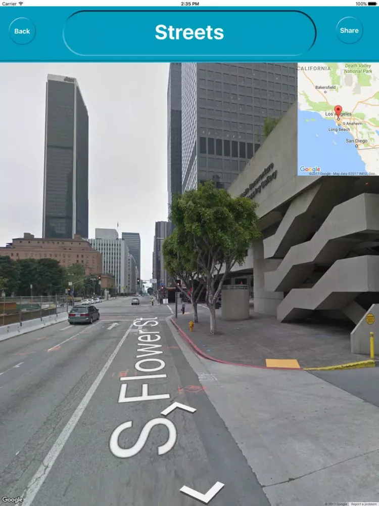 ภาพหน้าจอของ Los Angles CA USA Offline City Maps Navigation iPad 