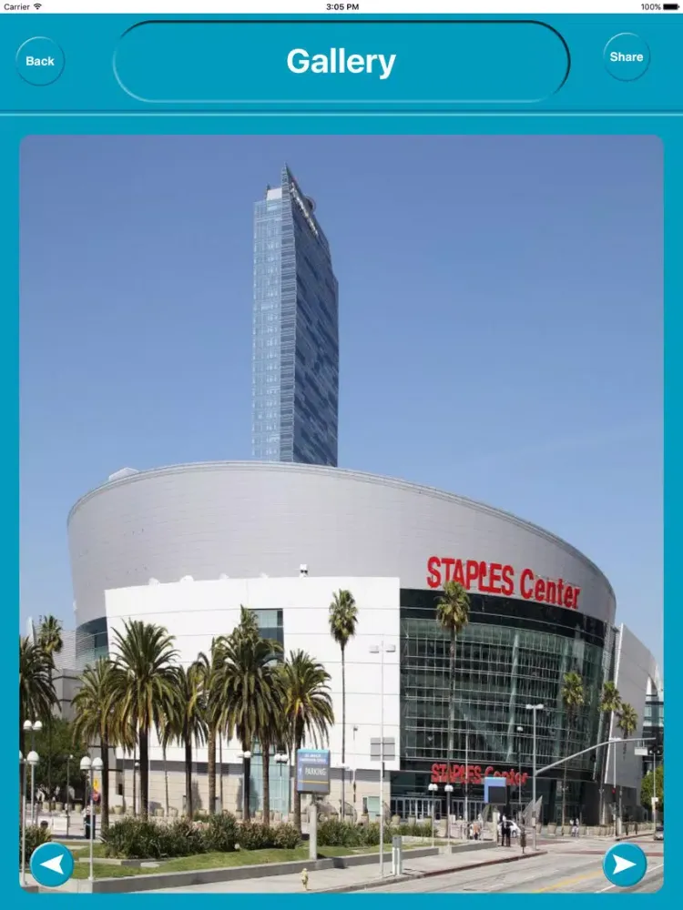 ภาพหน้าจอของ Los Angles CA USA Offline City Maps Navigation iPad 
