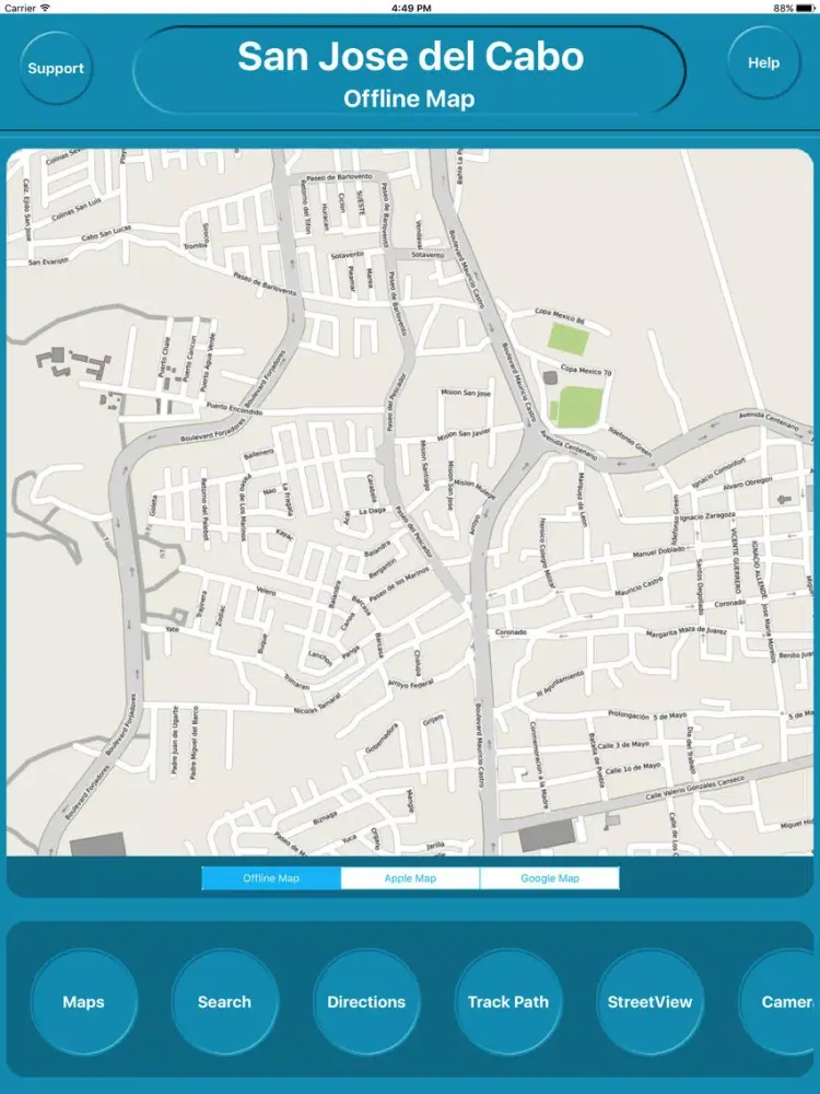 Zrzuty ekranu San Jose del Cabo Mexico Offline City Map Navigate iPad 