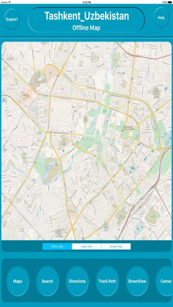 Tashkent Uzbekistan Offline City Maps Navigation 스크린샷