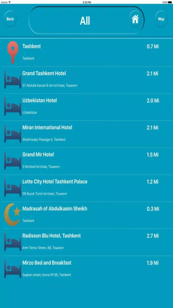 Tashkent Uzbekistan Offline City Maps Navigation 스크린샷