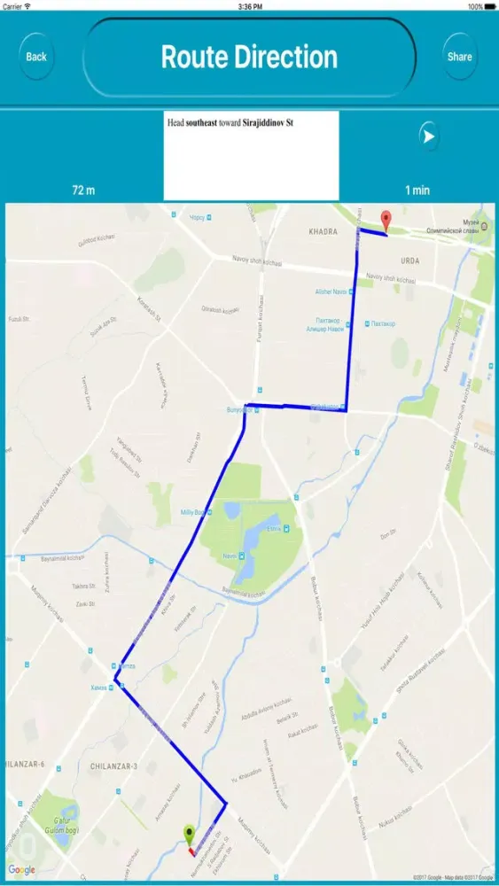 Tashkent Uzbekistan Offline City Maps Navigation 스크린샷