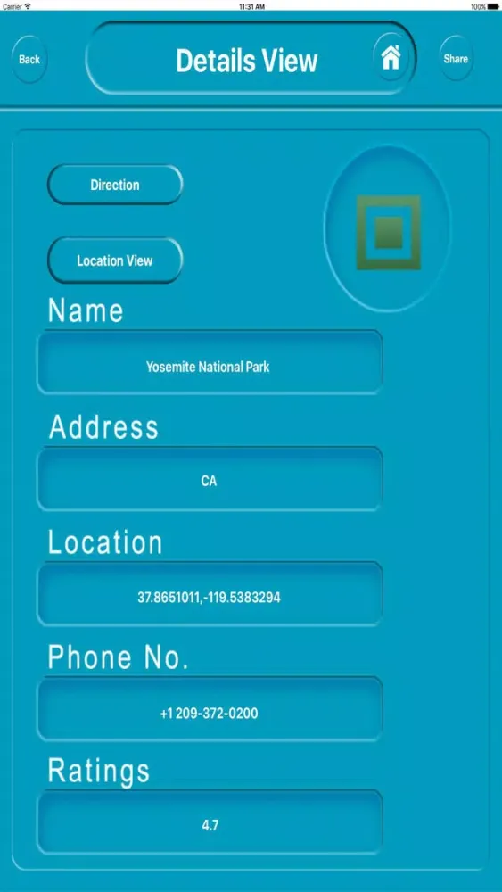 Yosemite National Park USA Offline Maps Navigation应用截图