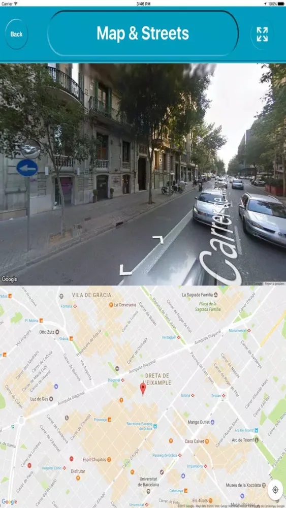 Screenshot di Barcelona Spain Offline Map Navigation GUIDE