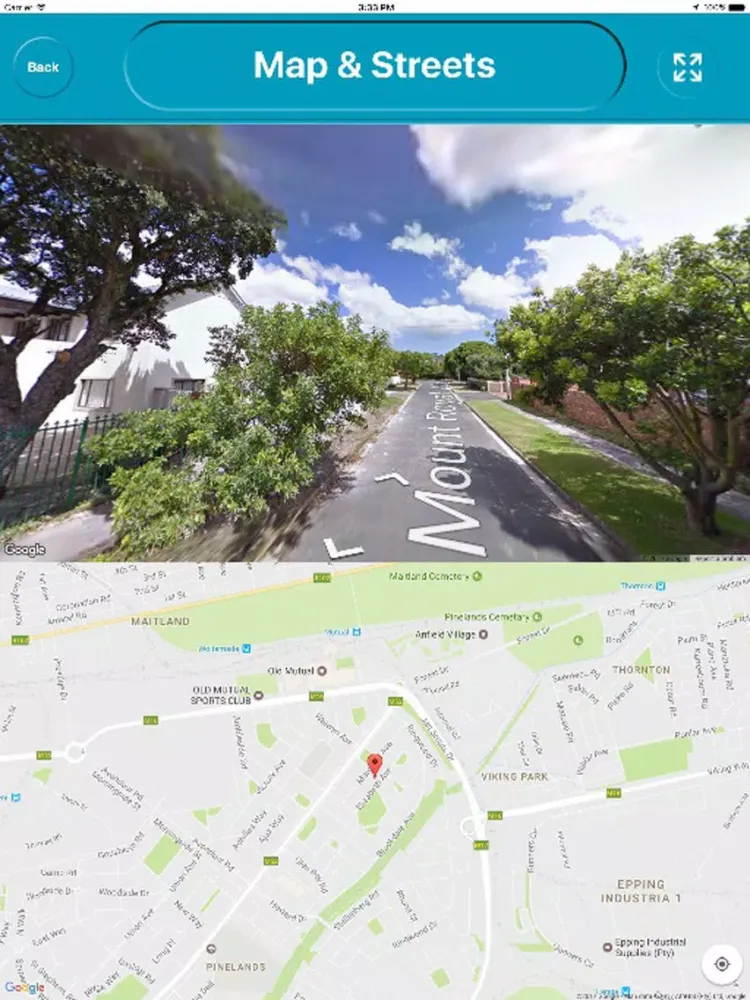 Ảnh chụp màn hình của Cape Town South Africa OfflineMap Navigation GUIDE iPad 