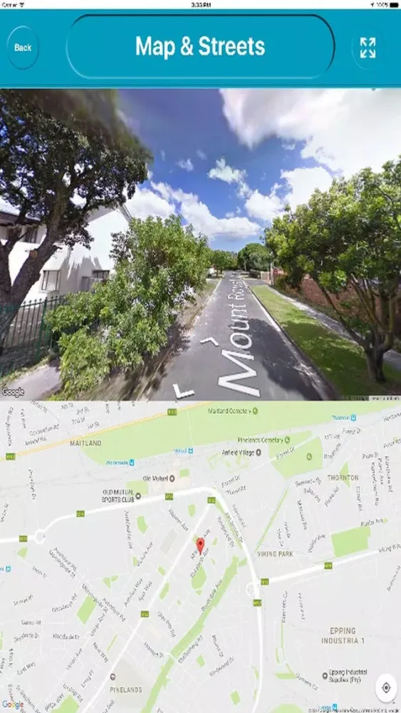 Ảnh chụp màn hình của Cape Town South Africa OfflineMap Navigation GUIDE