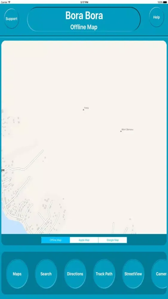 Captures d'écran de Bora Bora French Polynesia Offline Map Navigation