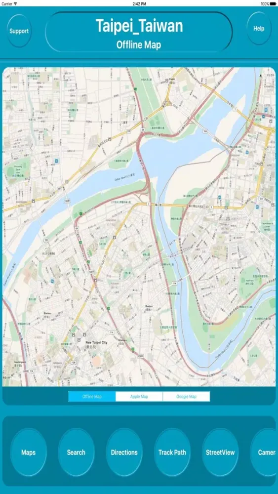 Taipei Taiwan Offline City Maps Navigation应用截图