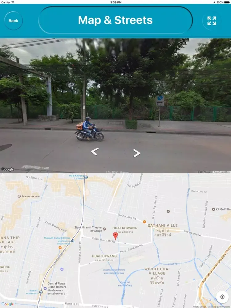 ภาพหน้าจอของ Bangkok Thailand Offline Map Navigation GUIDE iPad 