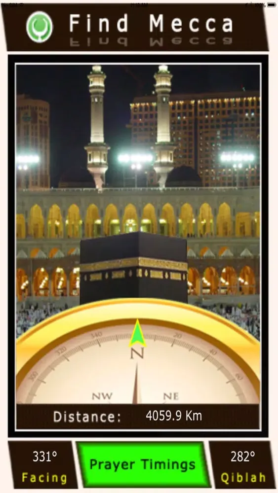 Zrzuty ekranu Find Mecca (Qibla)