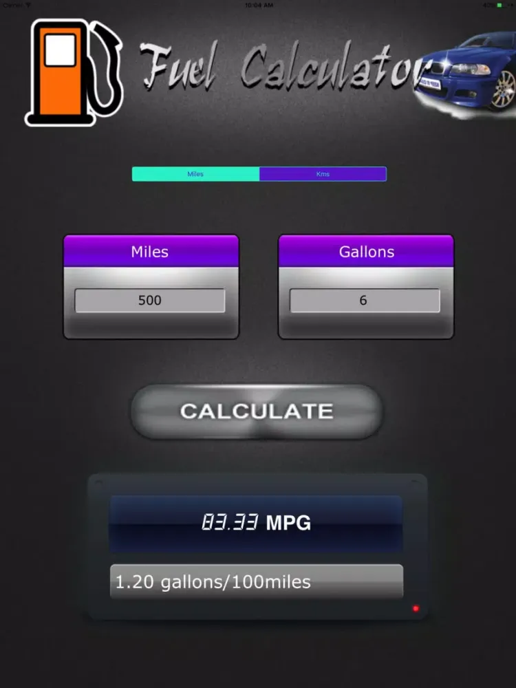 Fuel Efficiency Check HD iPad  スクリーンショット