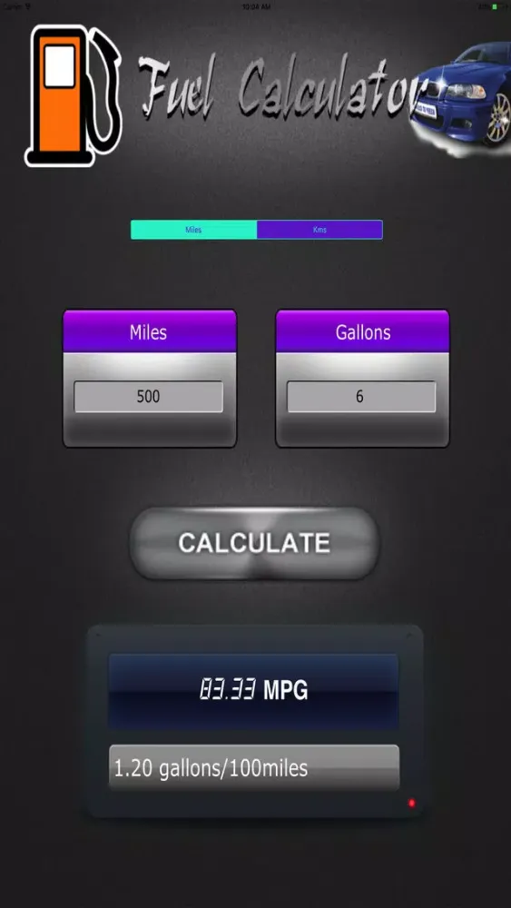 Fuel Efficiency Check HD スクリーンショット