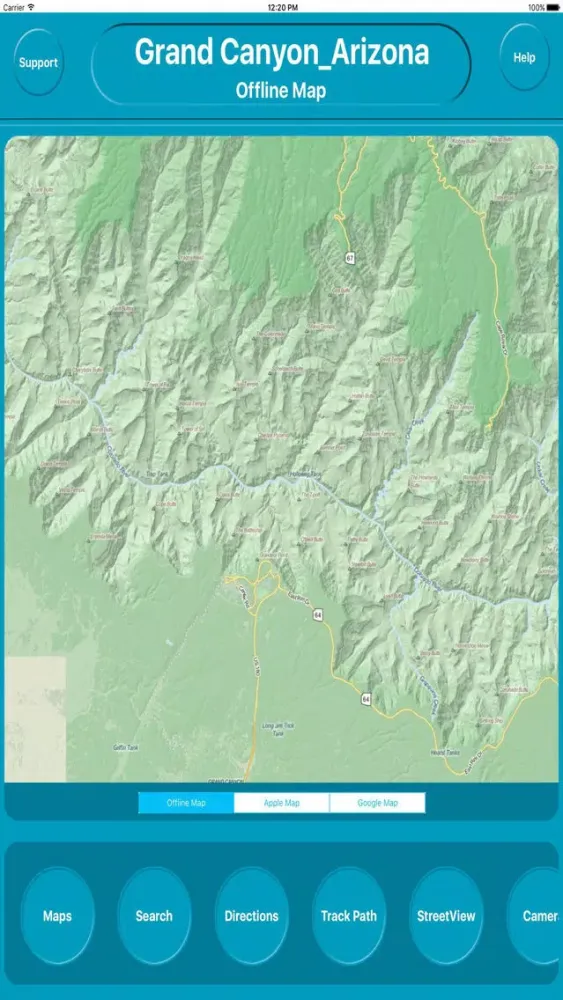 Tangkapan layar Grand Canyon Arizona Offline City Maps Navigation