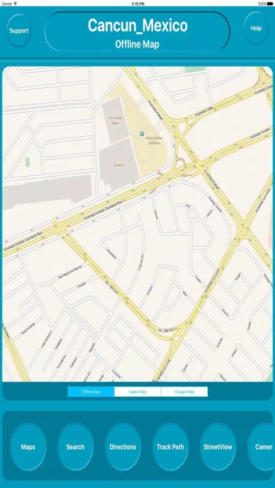 Cancun Mexico Offline Maps Navigation Tourism স্ক্রিনশট