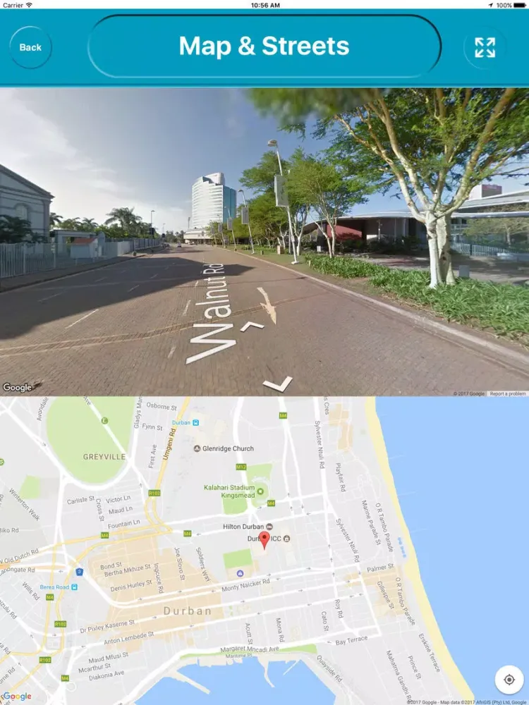 Tangkapan layar Durban South Africa Offline City Maps Navigation iPad 